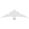 Ekena Millwork Alberta Architectural Grade PVC Gable Bracket, 60"W x 17 1/2"H x 6"D x 6"F, 7/12 Pitch GBP060X18X0606ALB00 - alternate 4